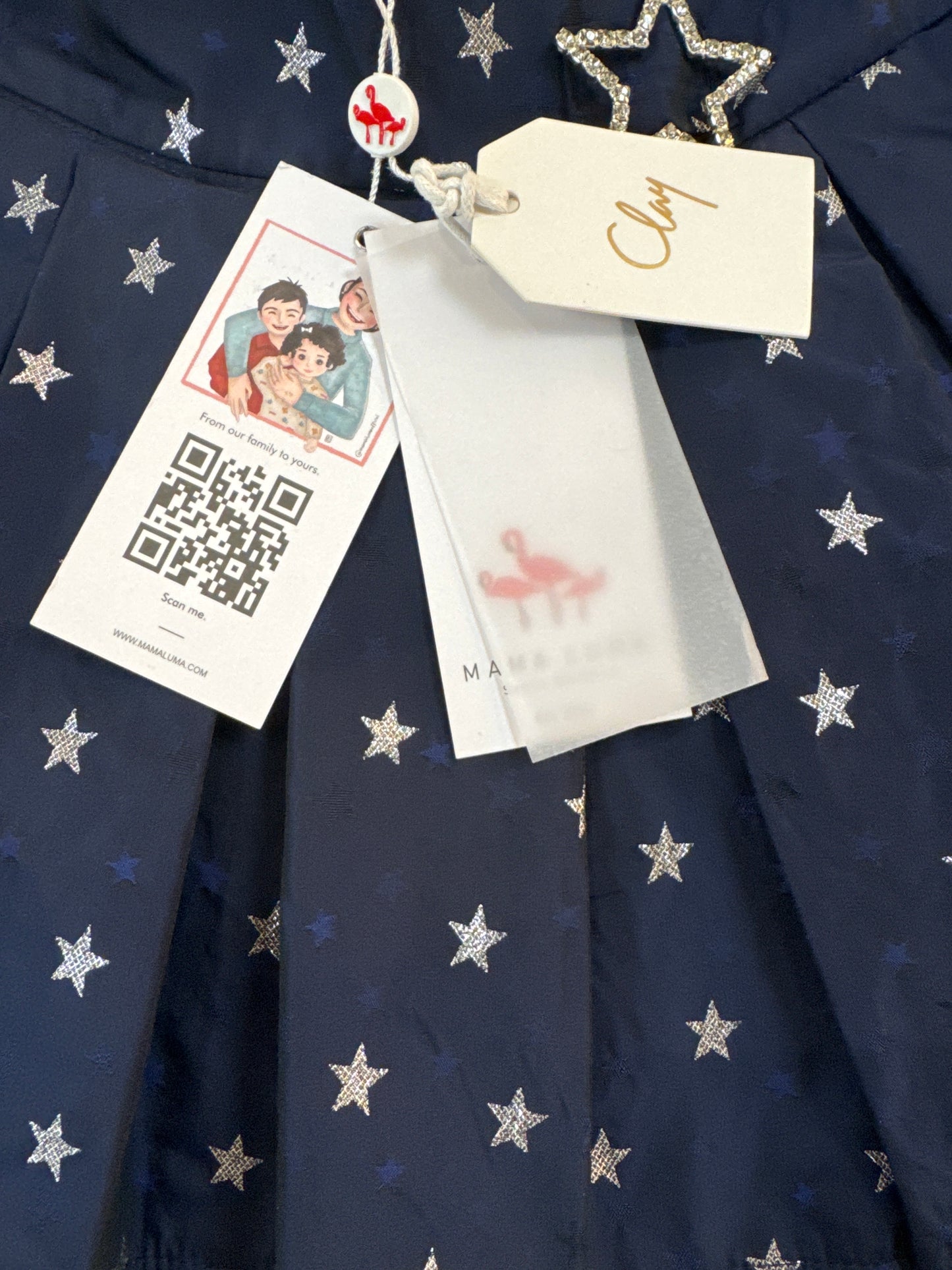 MaMa Luma Navy Stars Skirt