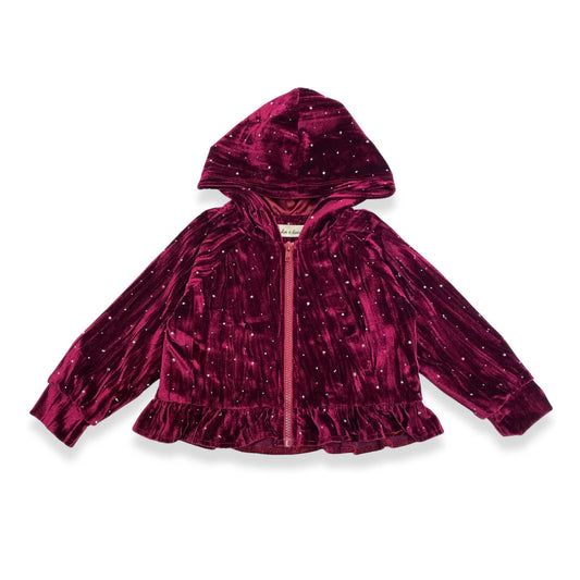 Doe A Dear Ruby Red Hoodie