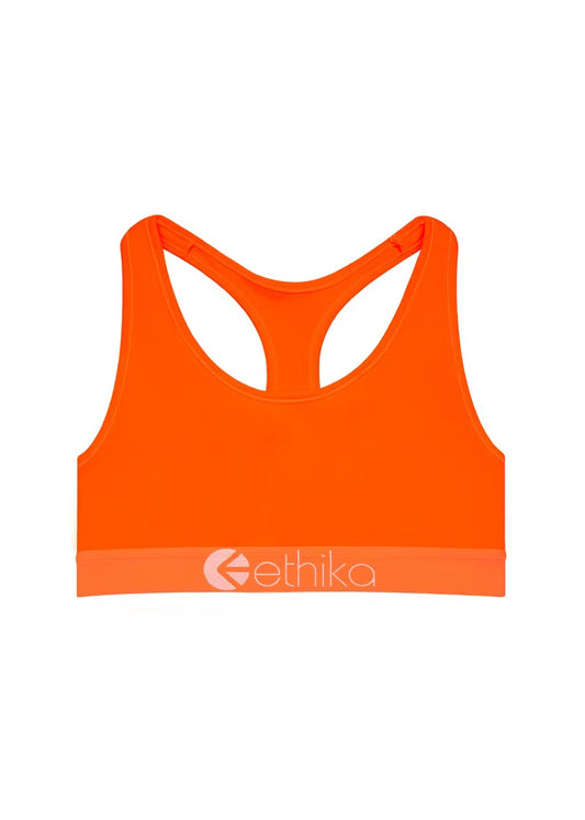 ETHIKA- Subzero neon orange top WMNS