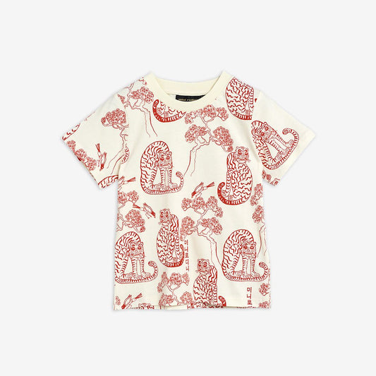 Mini Rodini Offwhite tigers tee