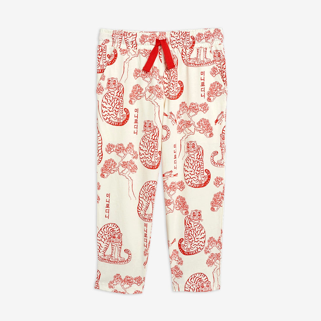 Pantalón Mini Rodini Offwhite tigre