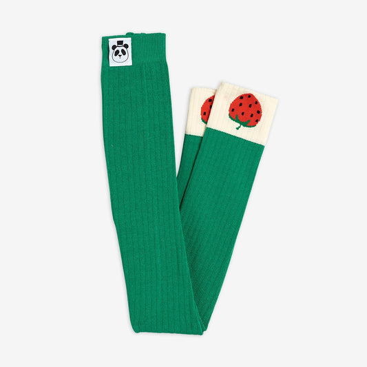 Mini legging Rodini canalé verde fresa