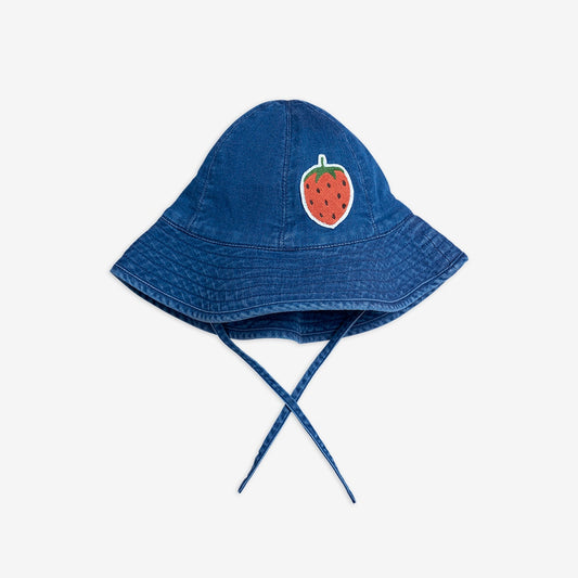 Mini Rodini sombrero denim fresa