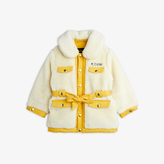 Mini Offwhite Faux Fur Jacket