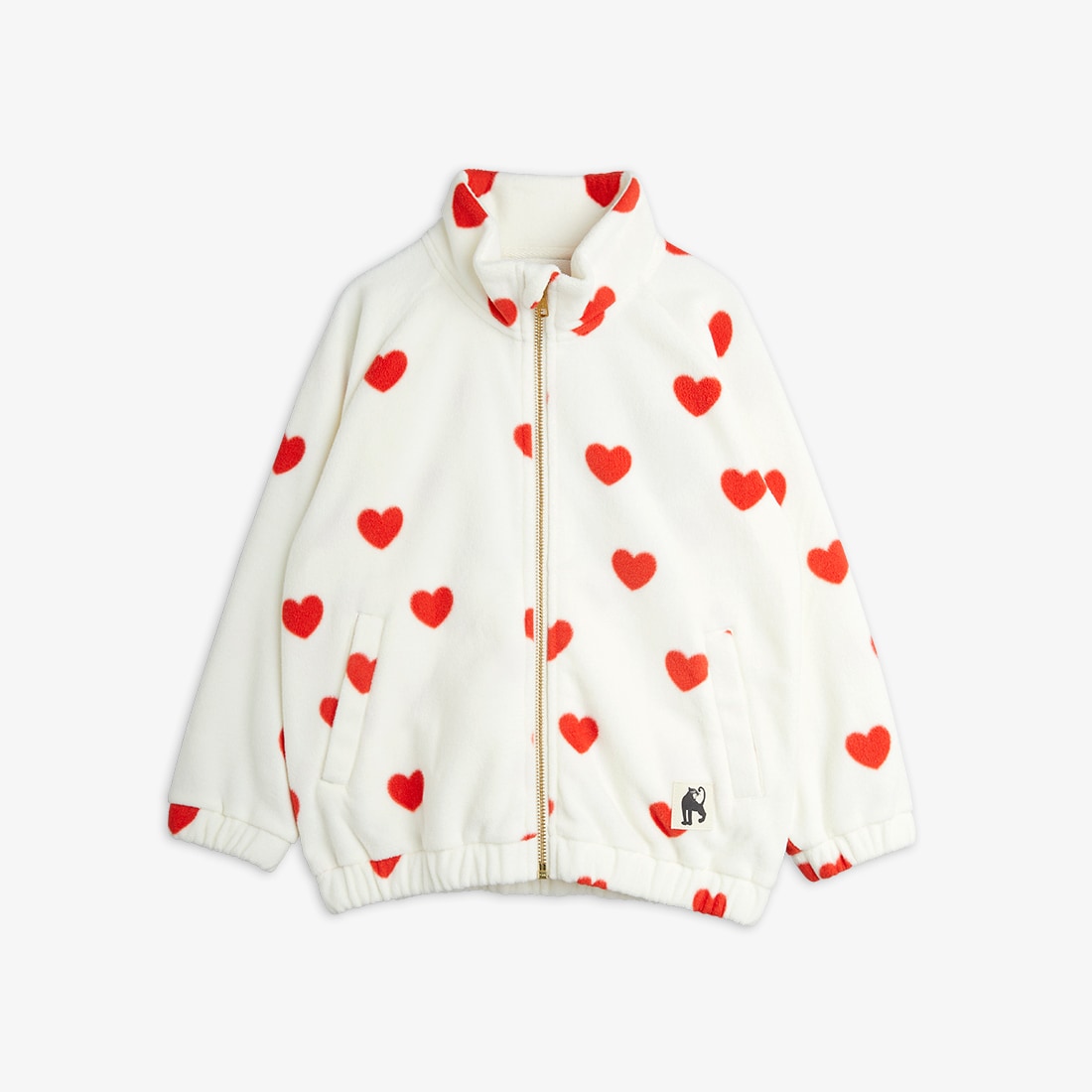 Mini Offwhite Hearts Jacket