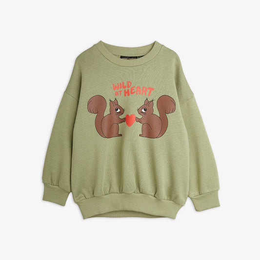 Mini Green Wild at Heart Sweatshirt