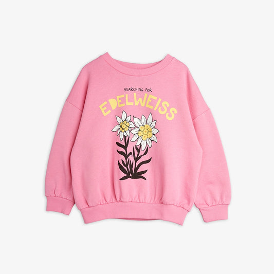 Sudadera Mini Edelweiss Rosa