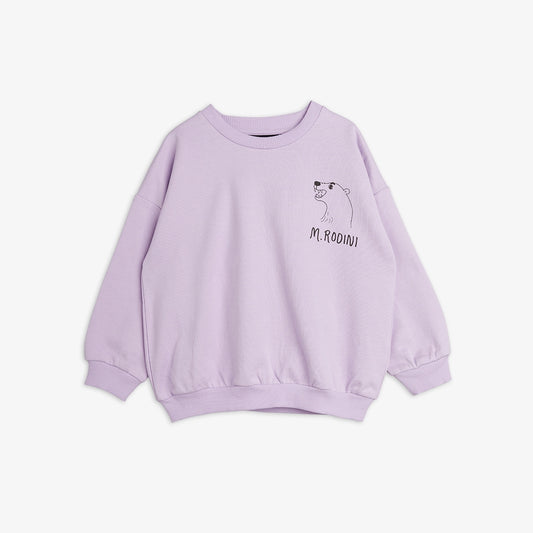 Sudadera Mini Oso Polar Morado