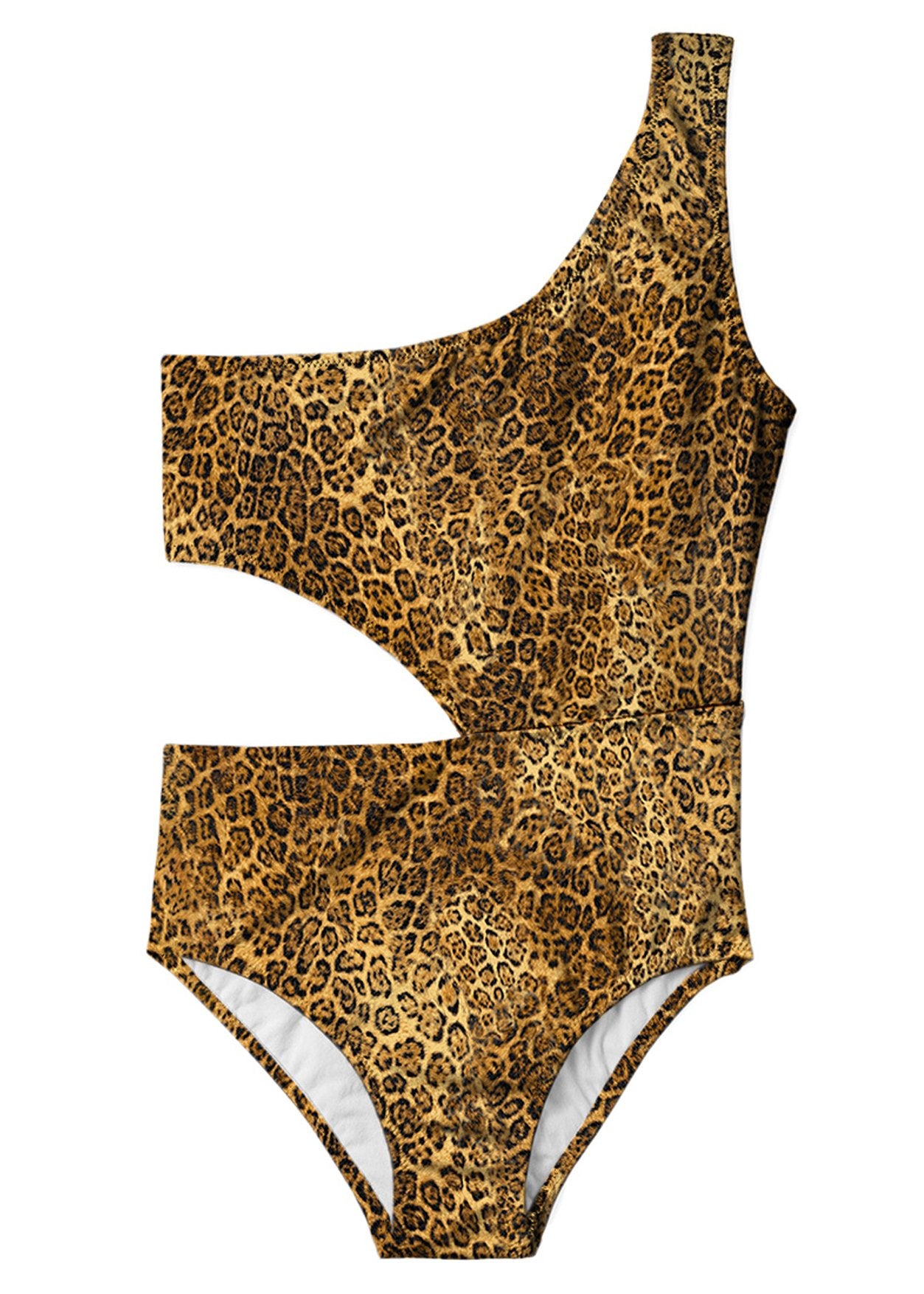 Cheetah Side Cut Swimsuit