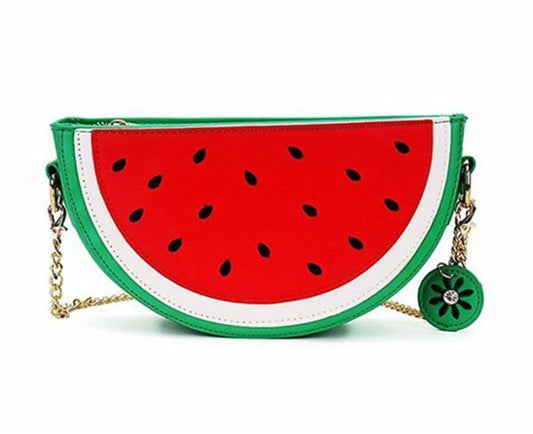 DOE Watermelon Chain Crossbody Purse