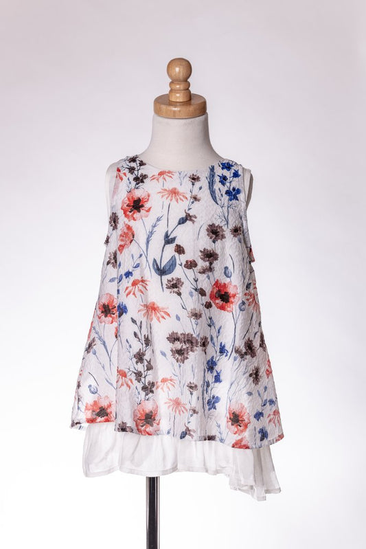 VESTIDO CAMISERO FLORAL ML