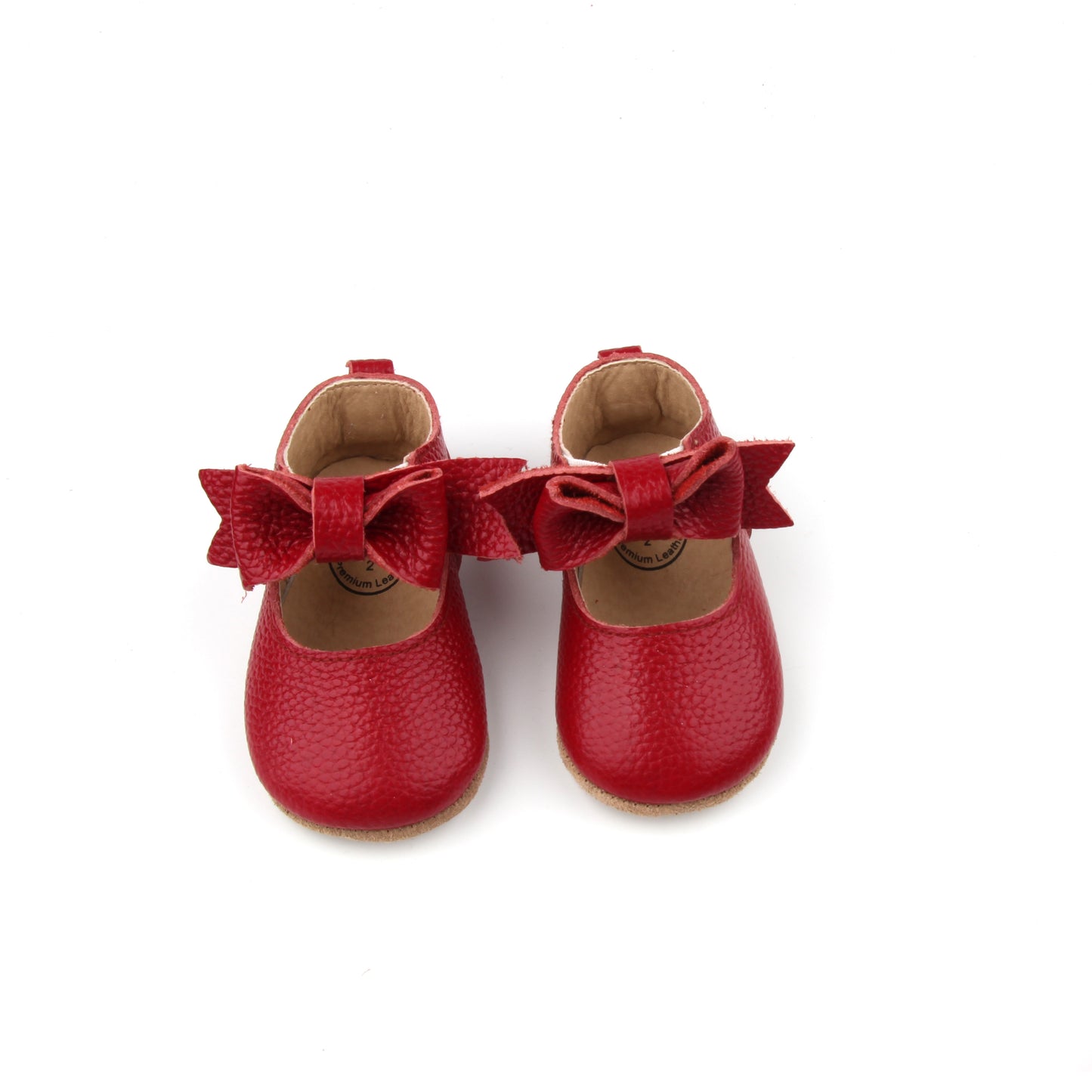 MAROON BALLERINA BOW CLAY MOCC