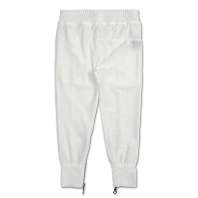 White Velour Sweatpant