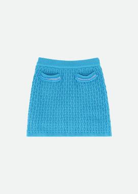 Angels Face Turquoise Knitted Skirt