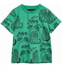 Mini Rodini Tee Tiger Green