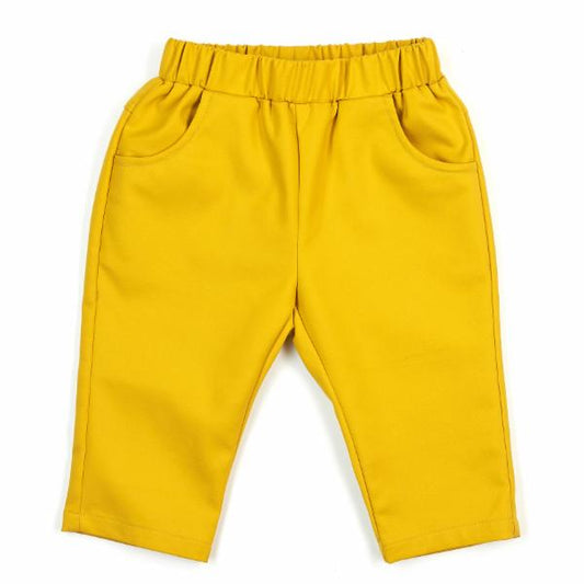 MUSTARD STRAIGHT LEG PANT DOE