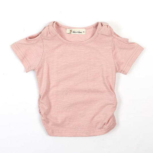 CAMISETA CON DETALLE DE LAZO BLUSH DOE