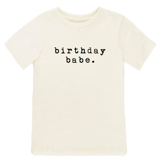 CAMISETA ORGÁNICA BEBÉ CUMPLEAÑOS