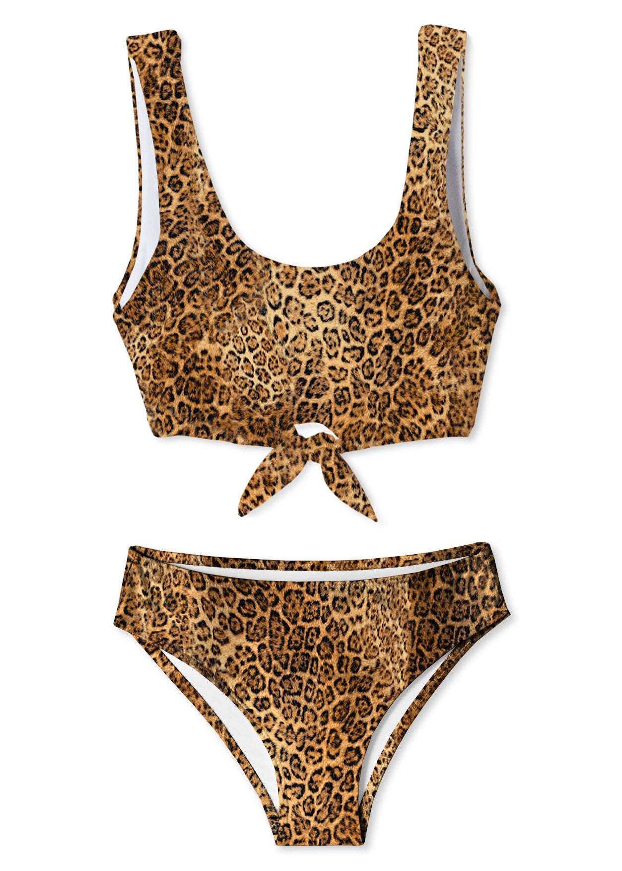 Bikini con lazo de guepardo