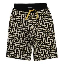 Shorts Hugo Boss Negro/Amarillo