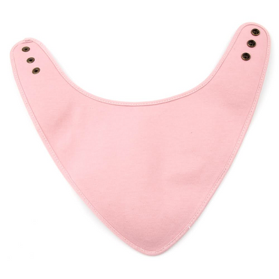 Pink Leather Bib With Pocket