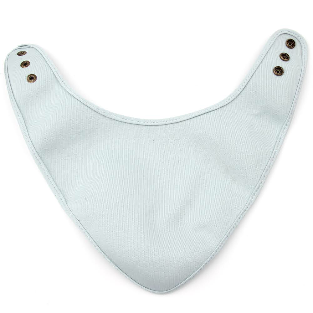 Grey Leather Bib