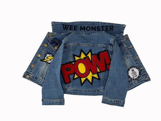 ¡POW! Chaqueta de mezclilla