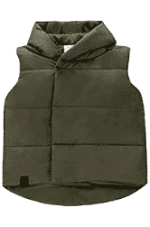 OMAMI Black Unisex Puffer Vest